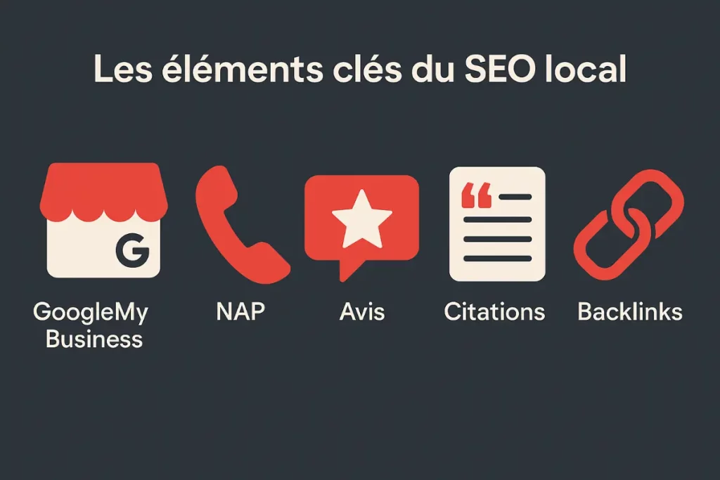 élélments clés du seo local