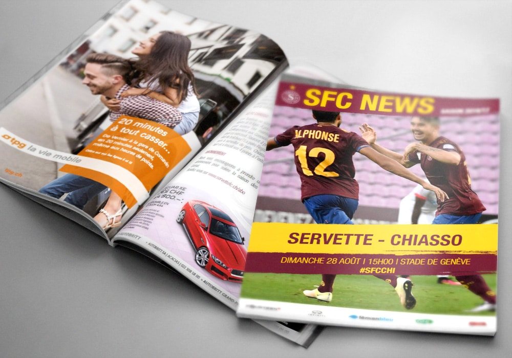 Le programme de match SFC News du Servette FC